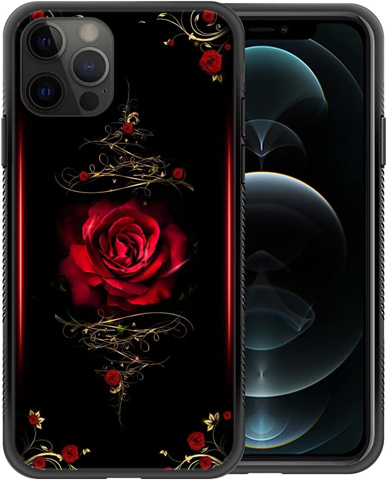 ZHEGAILIAN Case Compatible with iPhone 11,Spiritual Rose Cases Compatible with iPhone 11 for Girls,Non-Slip Pattern Design Back CoverShock