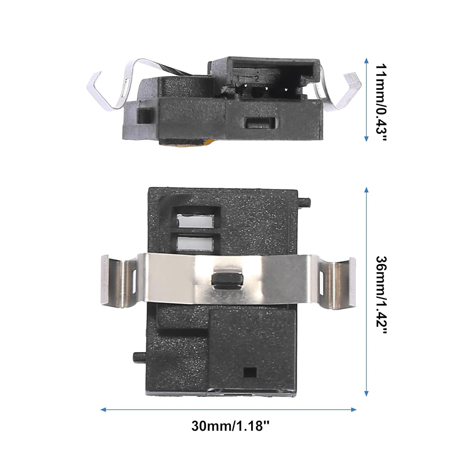 X AUTOHAUX 55111389AF 55111389AD Sensor de humedad apto para Chrysler 200 300 Reemplazo para Dodge Challenger Charger Dart Journey