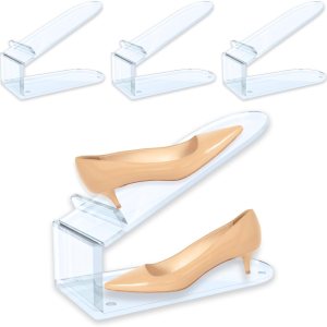 JAX ESSENTIALS Organizador de zapatos de acrílico, organizador de ranuras para zapatos, organizador de armario elevador de zapatos, ahorro de JAX ESSENTIALS Organizador de zapatos de acrílico, organizador de ranuras para zapatos, organizador de armario elevador de zapatos, ahorro de