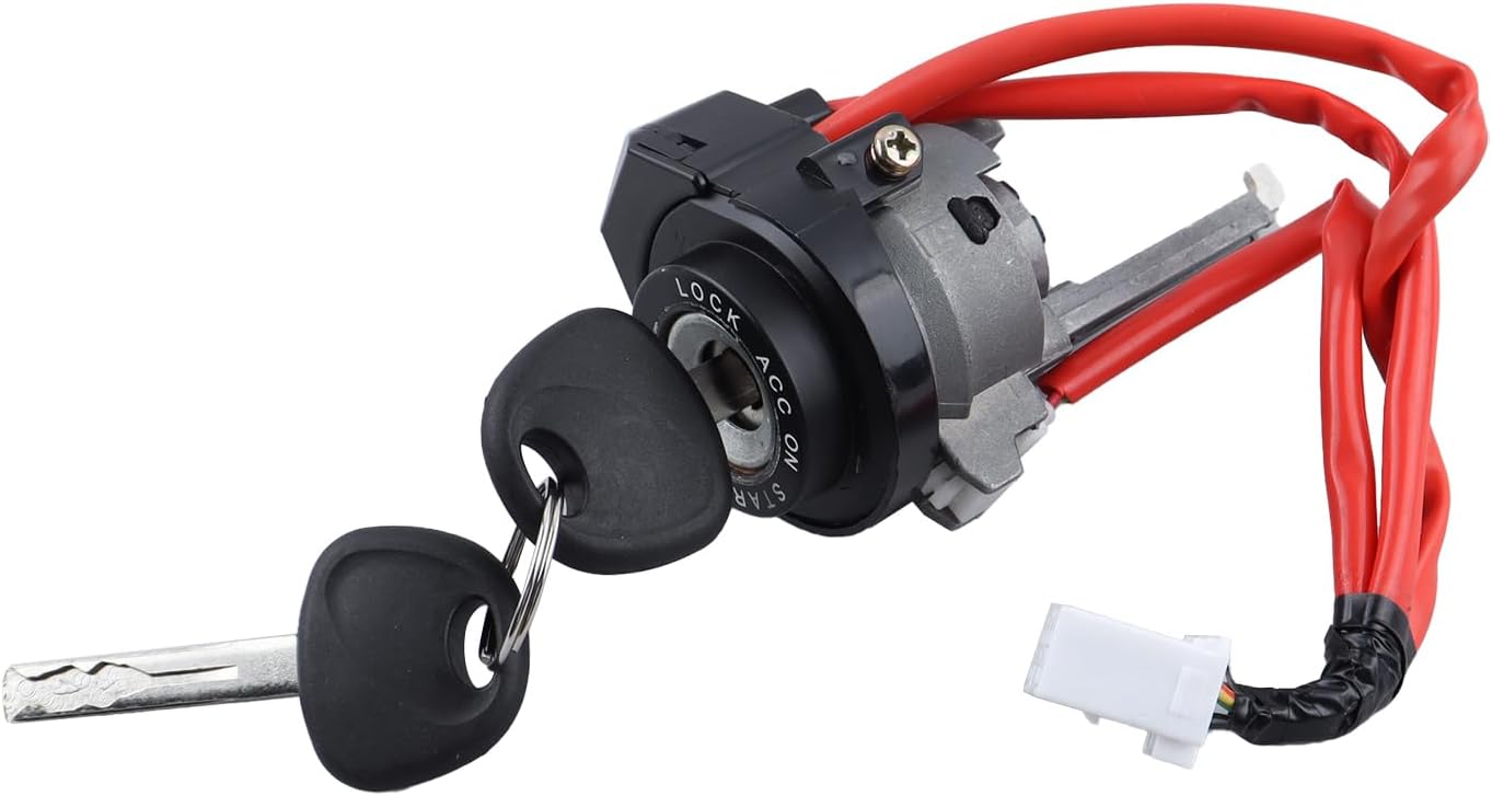 Interruptor de cilindro de bloqueo de encendido con 2 llaves compatible con Kia Optima 2011-2015 2013-2017 Kia Rio 81900-1WK00