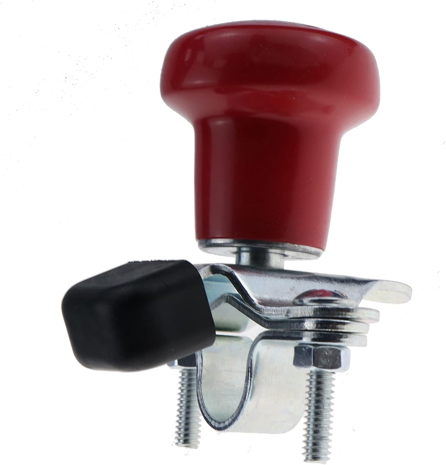 ZTUOAUMA Pomo giratorio para volante WSV122R con funda de goma, ajuste universal para John Deere, Ford Tractors, Woods Spinner y muchos más autos,