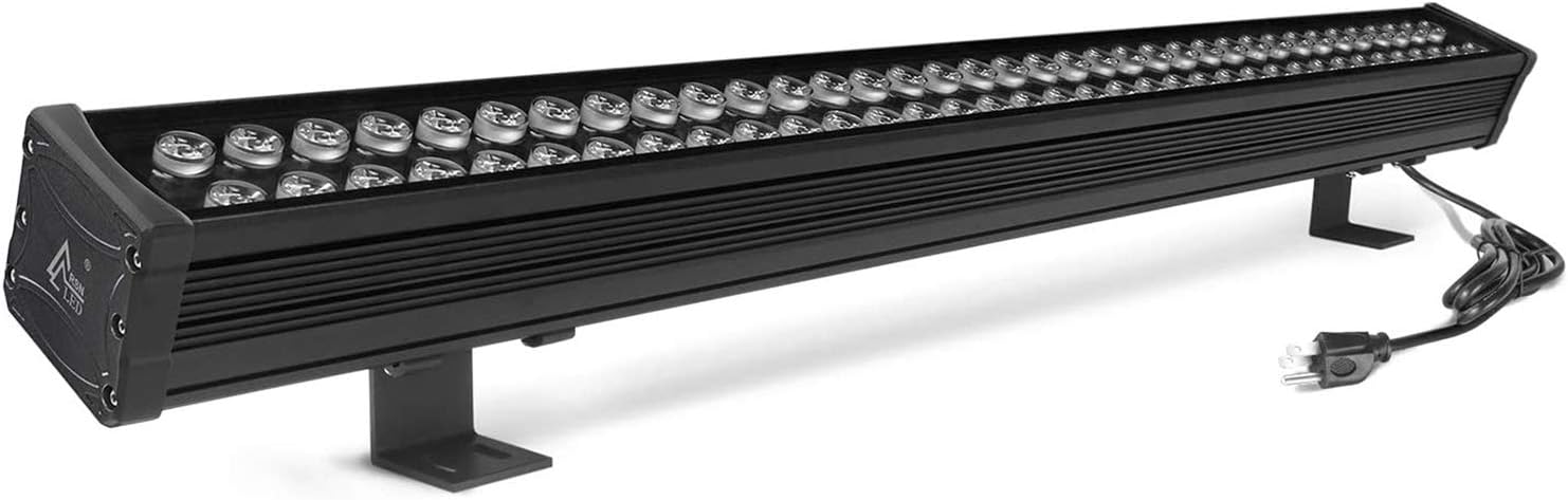 RSN LED Luz lineal de 72 W, luz de arandela de pared de 39.5 pulgadas, luz de barra lineal para pared, puente, iluminación de paisaje e iluminación