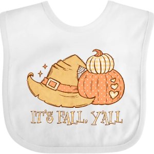 inktastic It’s Fall Y’all Baby Bib inktastic It’s Fall Y’all Baby Bib