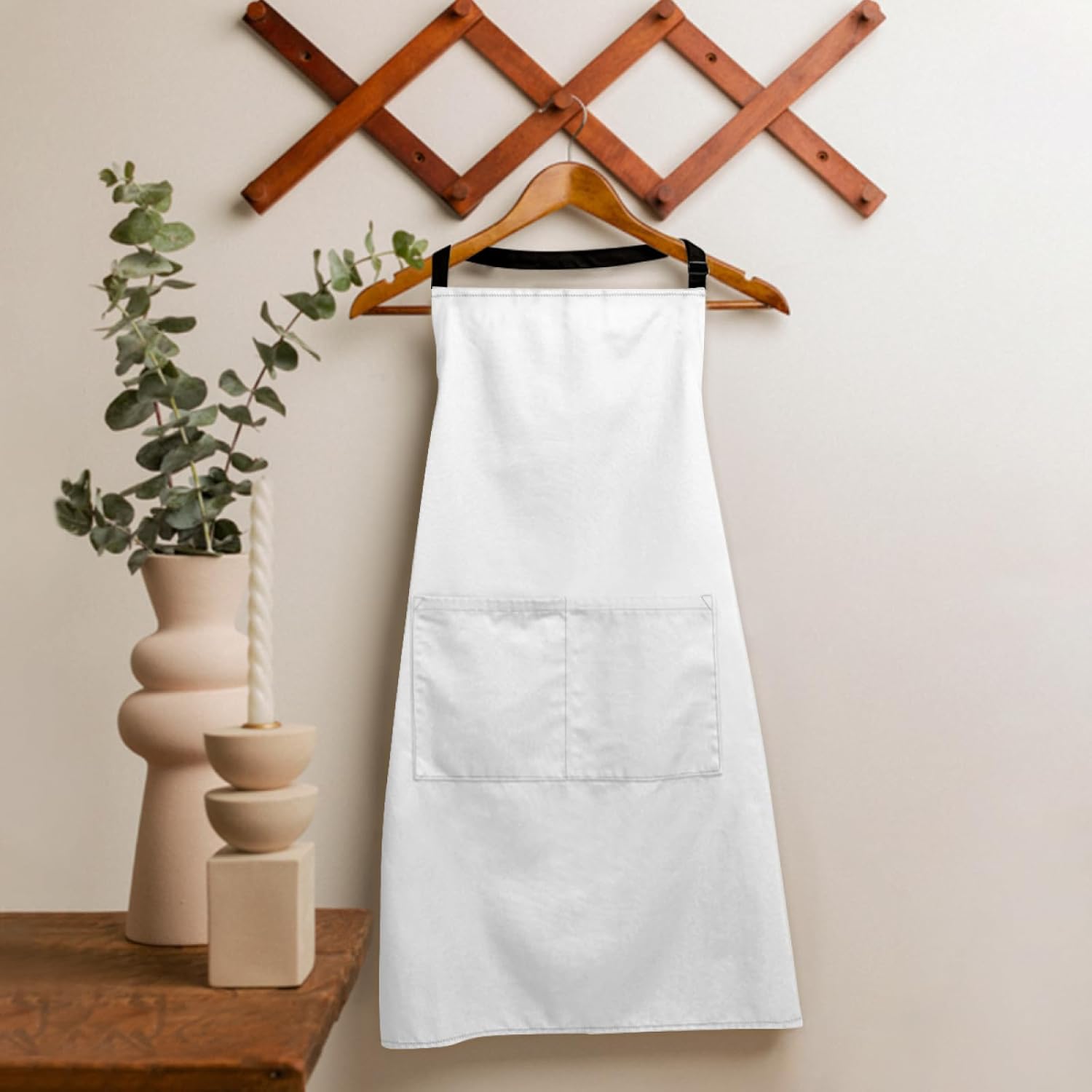 Divertidos delantales de parrilla para mujeres y hombres, delantal de cocina con 2 bolsillos, correa ajustable para el cuello