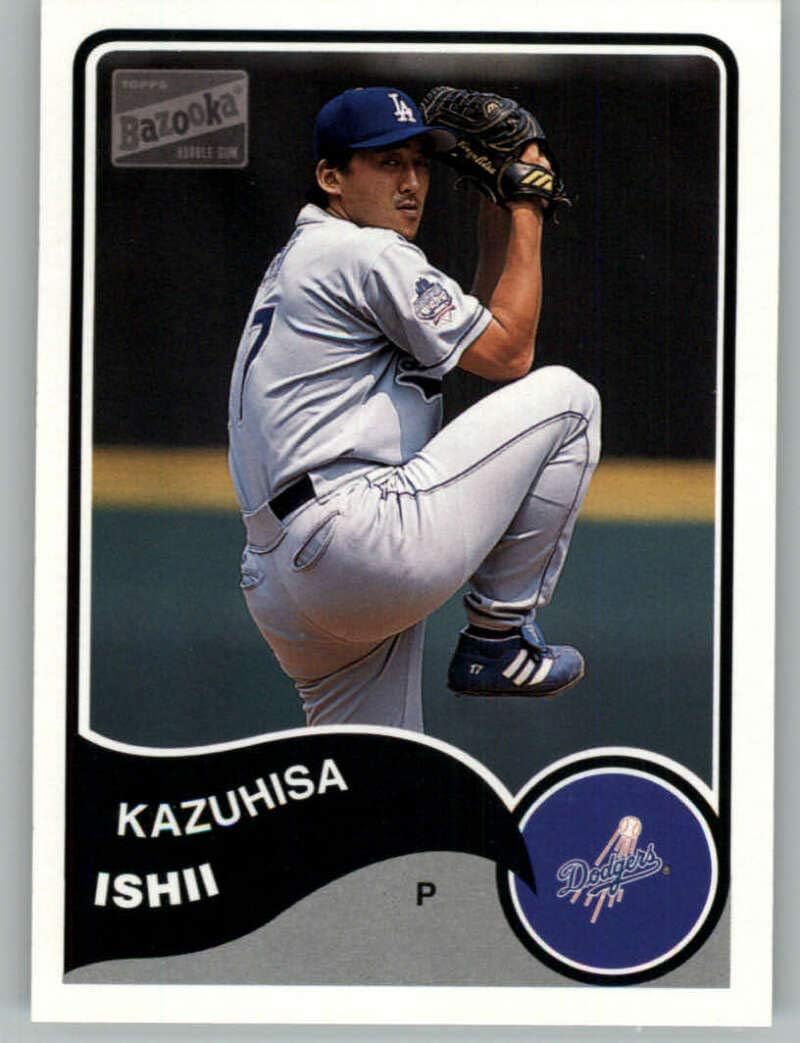 2003 Bazooka #255 Kazuhisa Ishii NM-MT Los Angeles Dodgers Baseball MLB