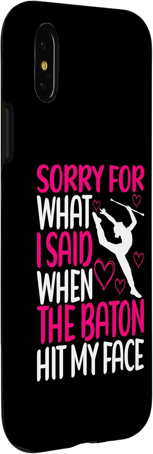Funda para iPhone XXS Baton Twirler Majorette Baton Twirler