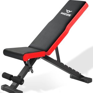 Banco de peso ajustable, banco de entrenamiento plegable de 880 libras para gimnasio en casa, banco inclinado multiusos para entrenamiento de fuerza Banco de peso ajustable, banco de entrenamiento plegable de 880 libras para gimnasio en casa, banco inclinado multiusos para entrenamiento de fuerza