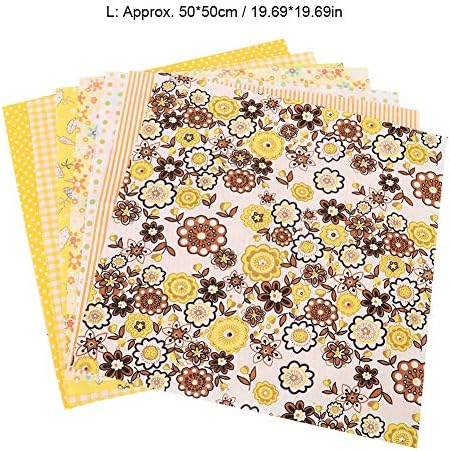 7 piezas de tela de algodón para manualidades, 100% algodón, diferentes patrones, tela de retazos, batiks, costura, álbumes de recortes, acolchados,