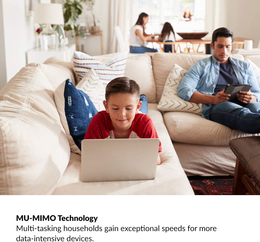 D-Link Router WiFi AC1900 Sistema Wi-Fi de malla inteligente para todo el hogar Controles parentales de banda dual de alto rendimiento (DIR-L1900-US)