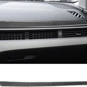 Accesorios interiores de fibra de carbono, cubierta decorativa para Audi A4 B9 2017-2019 (Co-Pilot Dashboard Trim LHD) Accesorios interiores de fibra de carbono, cubierta decorativa para Audi A4 B9 2017-2019 (Co-Pilot Dashboard Trim LHD)