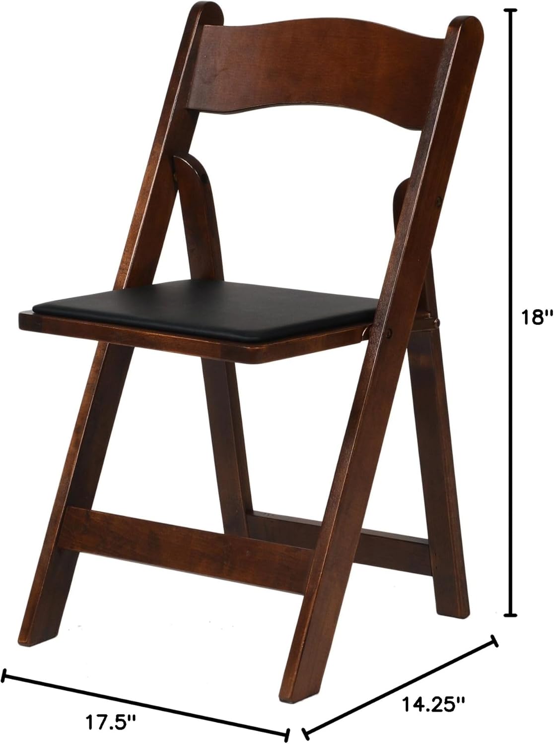 Sillas plegables acolchadas americanas de los productos de asiento comerciales, madera de fruta