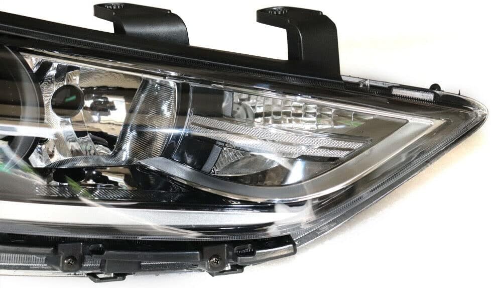 Faros delanteros halógenos para Elantra EcoGL SEGLS PremiumLE Sedan 2017 2018, montaje de faros delanteros del lado del conductor y del pasajero,
