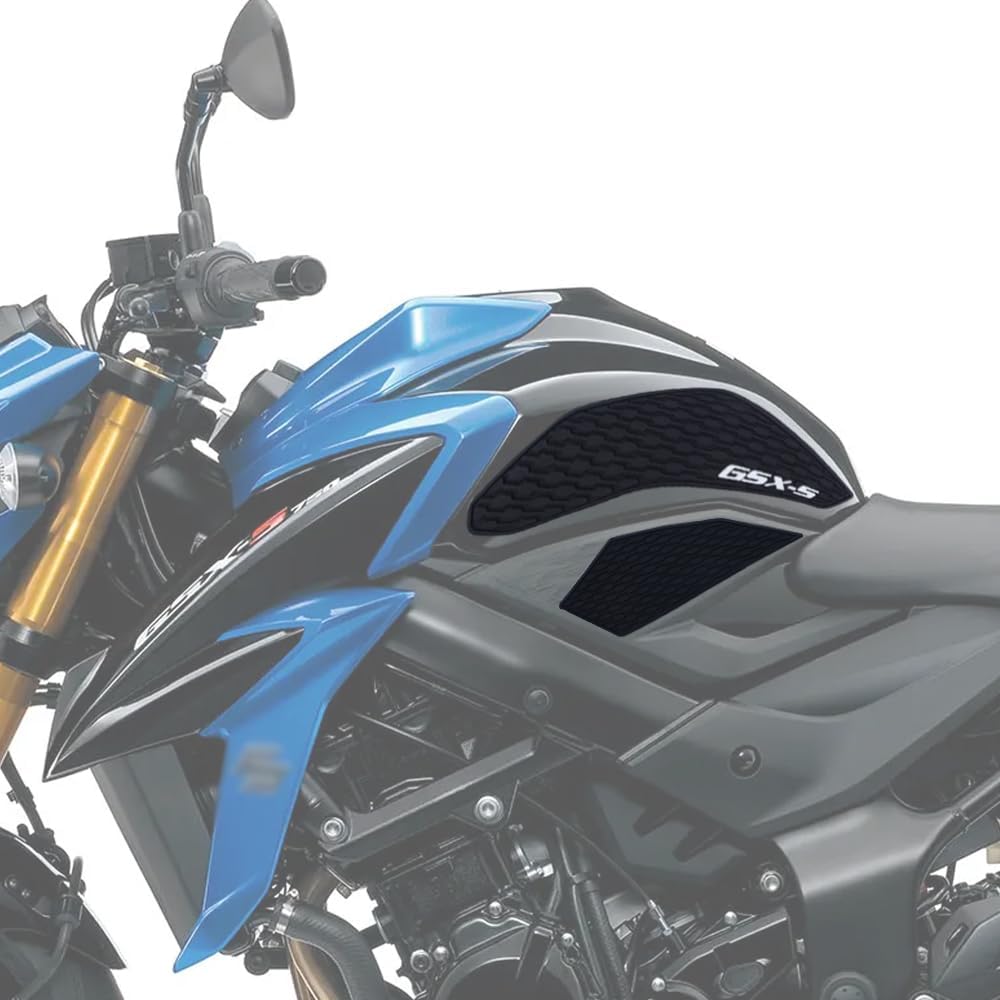 Para GSX-S750 GSXS750 Z GSX-S 750 GSX S750 Z Protector de almohadilla de tanque de motocicleta Etiqueta de Gas Rodilla Grip Tanque Tracción Pad