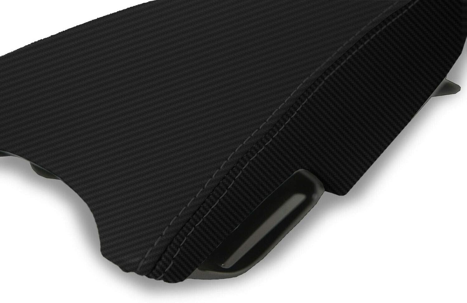 Tapa para consola central (fibra de carbono, para Hyundai Azera, 2012-2017), color negro
