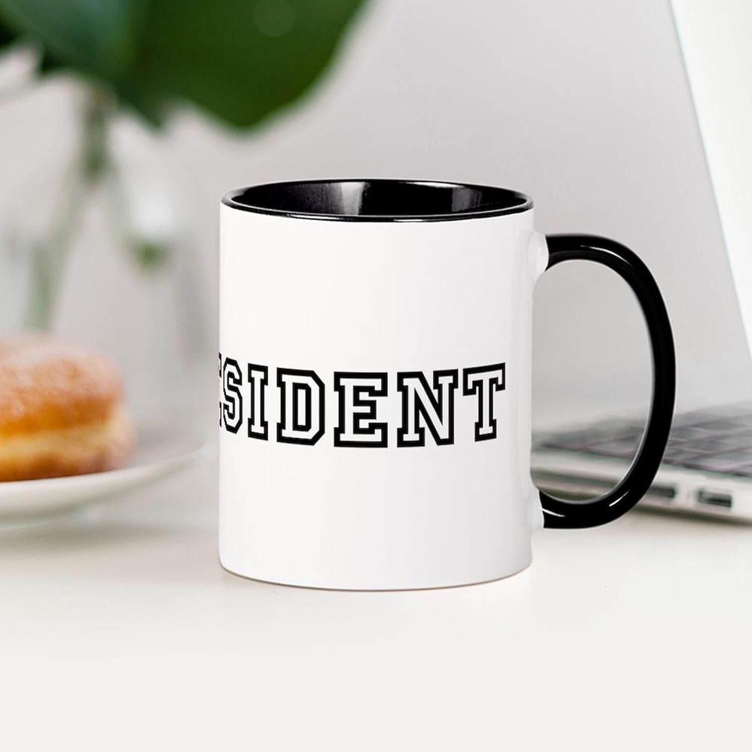 CafePress MR. PRESIDENT – Taza de café de cerámica, taza de té, 11 onzas