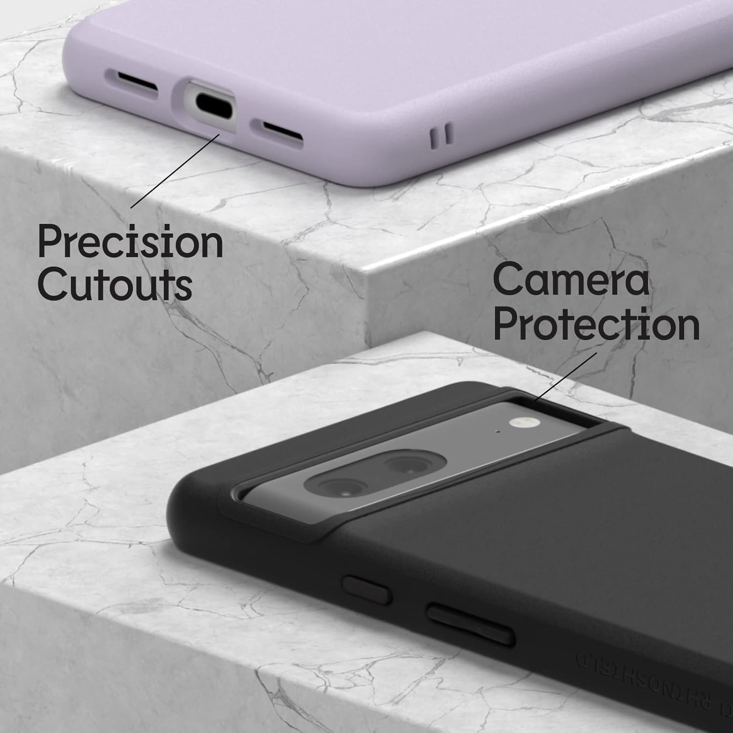 RhinoShield SolidSuit – Funda compatible con Pixel 7a – Funda protectora de diseño delgado absorbente de golpes con acabado mate de alta calidad de