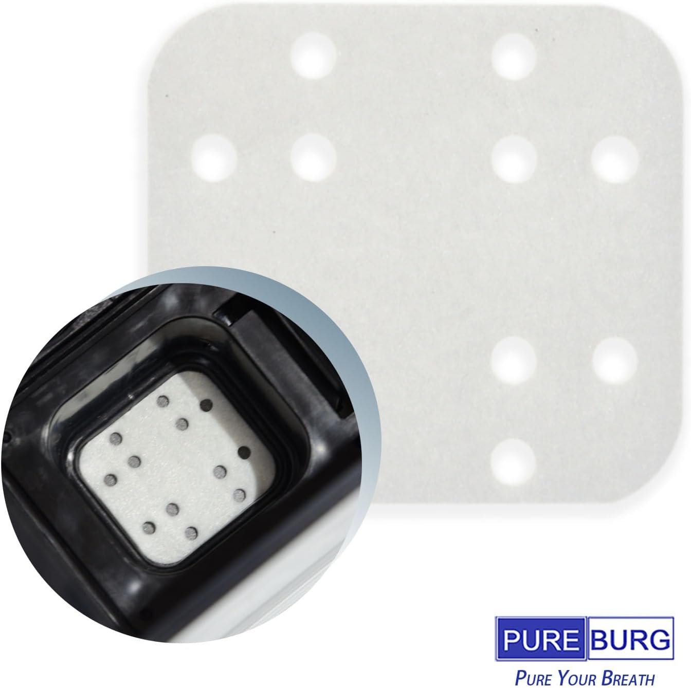 PUREBURG Kit de filtro de humidificadores compatible con Elechomes SH8820 SH8830 US5001 humidificadores ultrasónicos de niebla fría y cálida, 10