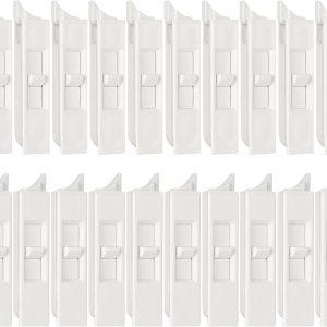 Pares de pestillo inclinable de plástico blanco, pares de pestillo de inclinación para ventana corrediza con resorte para accesorios de ventana del Pares de pestillo inclinable de plástico blanco, pares de pestillo de inclinación para ventana corrediza con resorte para accesorios de ventana del