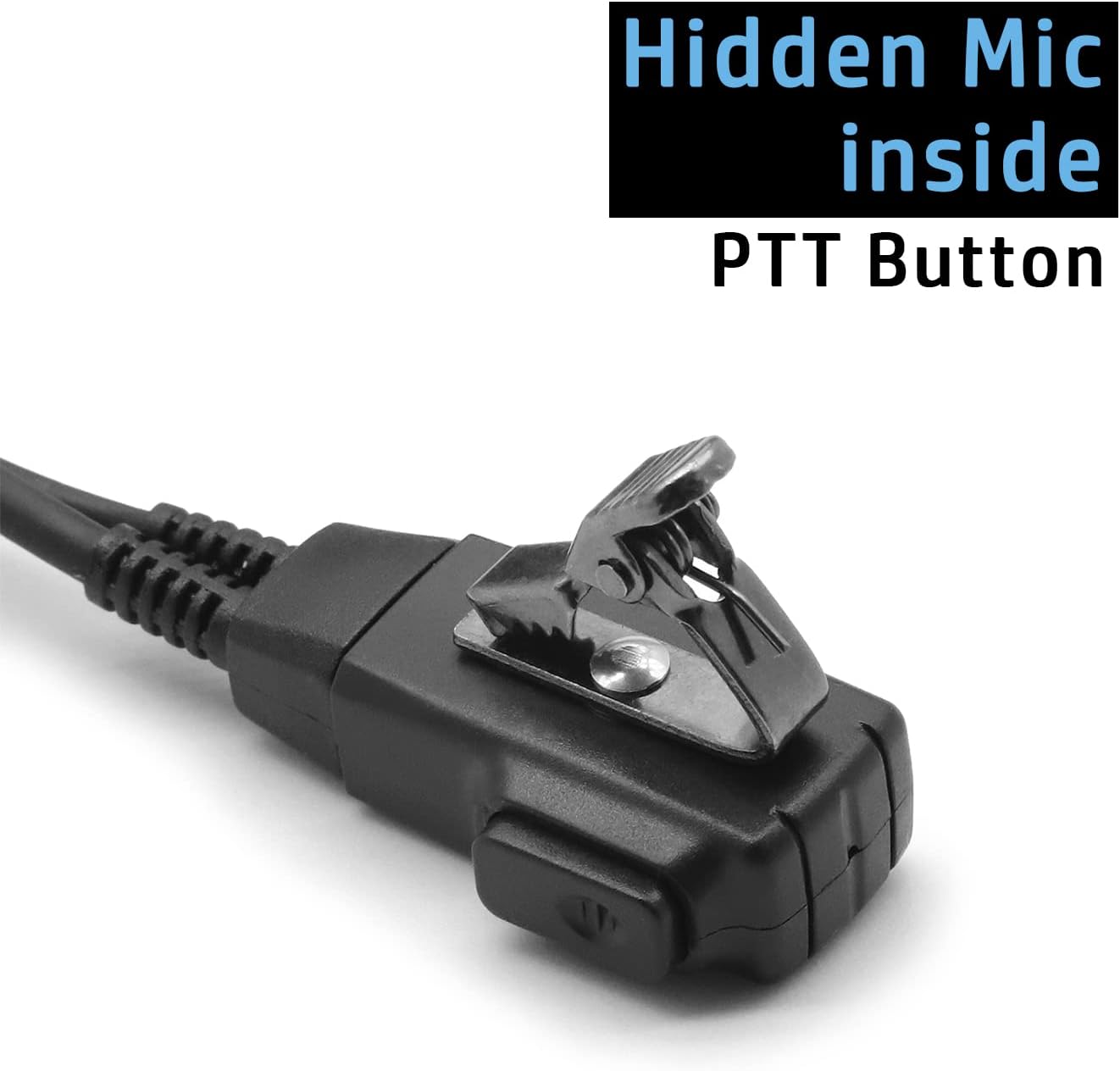 2 auriculares estilo D MicPTT para Cobra microTalk Radio ACXT145 ACXT345 ACXT545 ACXT645 ACXT645 ACXT1035R RX380 RX680 AM245 AM246 AM645 AM646 AM845