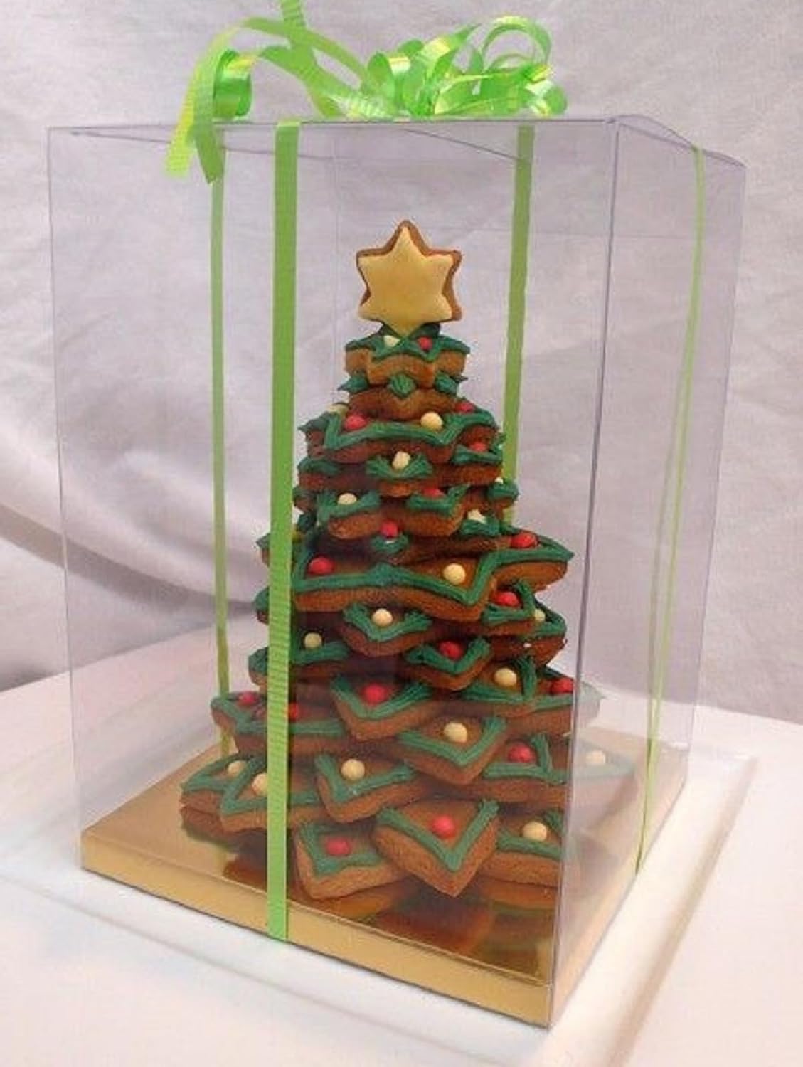 Anyana plástico 10 unids set 3D Gingerbread Star Navidad decoración fondant donut Cookie nesting cutters kit galleta pastelería molde para árbol de