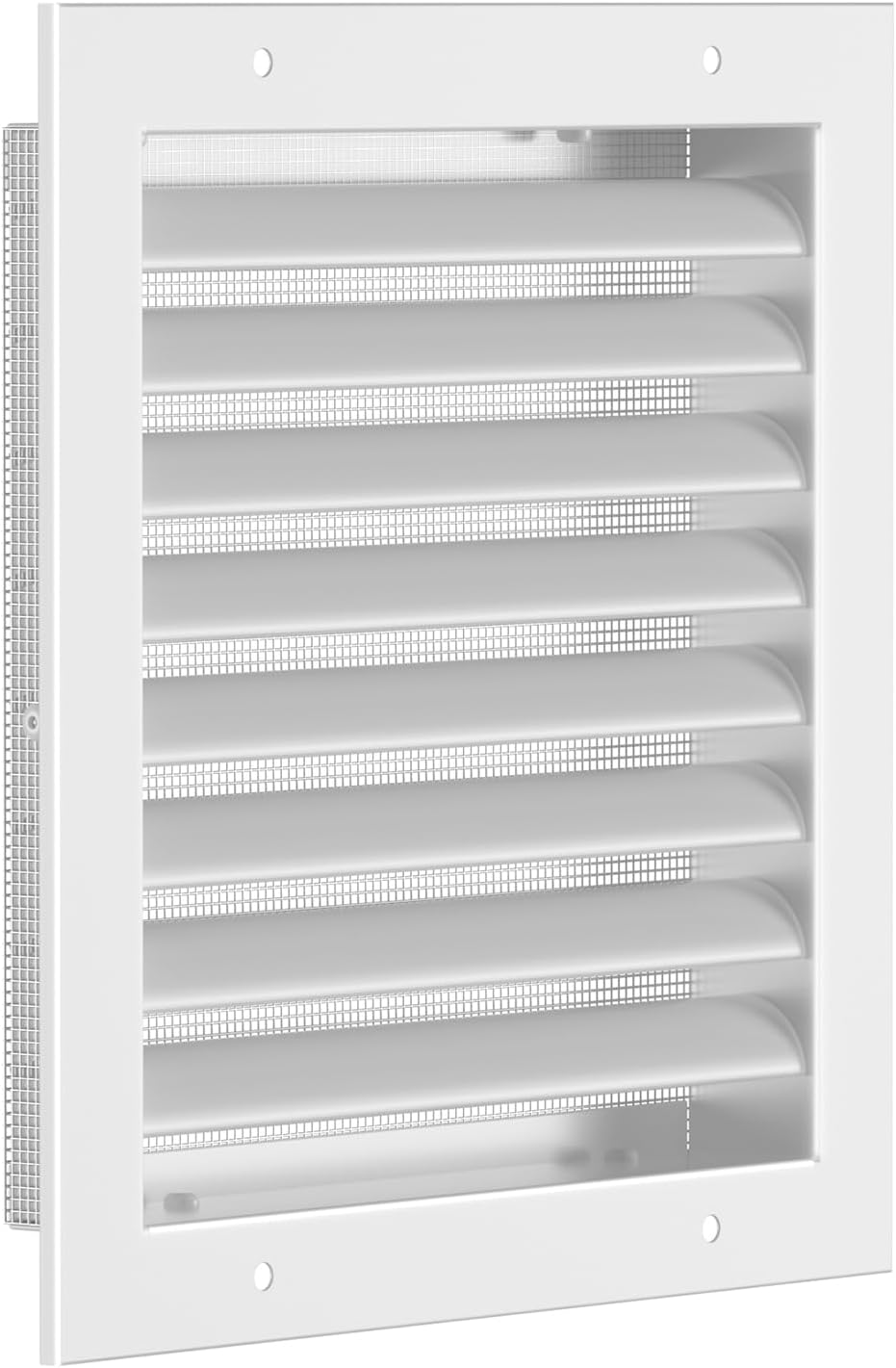 Ventilación de cobertizo de 6.6 pulgadas de ancho x 6.6 pulgadas de alto, ventilación de puerta para puertas interiores, cubiertas de ventilación de