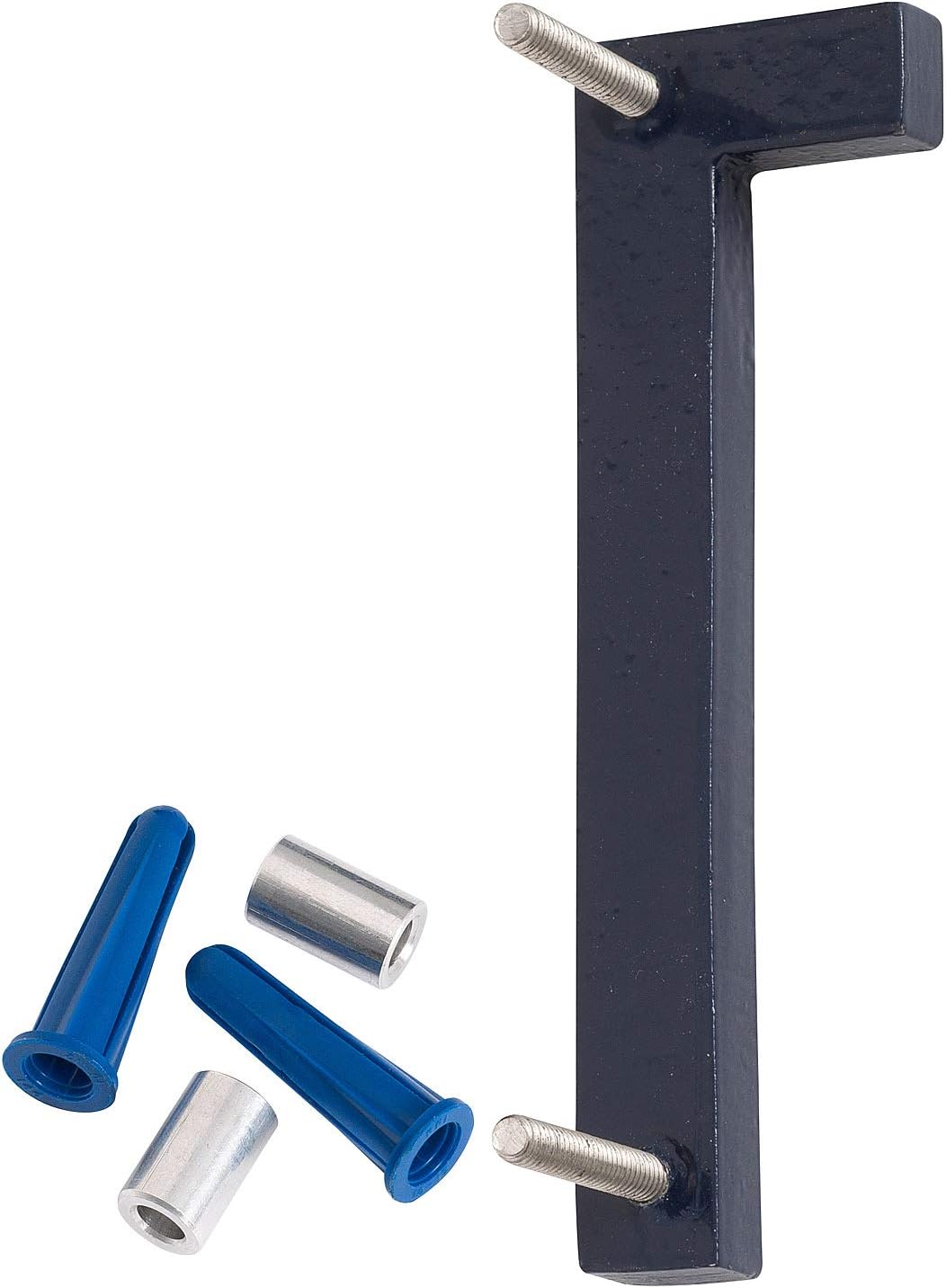 Montague Metal Products MHN-12-F-NY1-1 Números flotantes modernos de aluminio cepillado sólido, 12 pulgadas, azul marino con recubrimiento en polvo