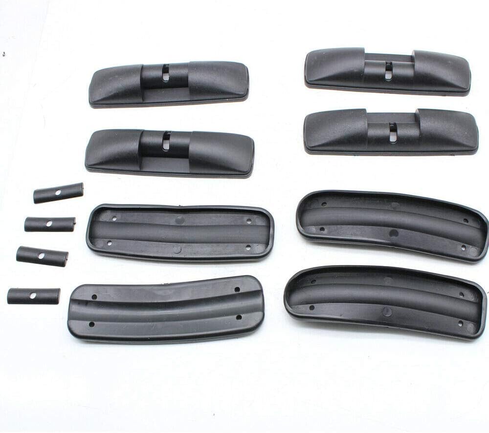 Fetcoi Barras transversales de techo de 2 piezas para Honda Civic 06-20, de aluminio, con bloqueo, capacidad de carga de 165 libras, juego de barras