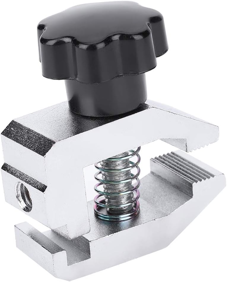 mxmoonfree abrazadera de medidor de fuerza, placa para prueba de tracción de abrazadera de mandíbula, alicates y herramientas de abrazadera,