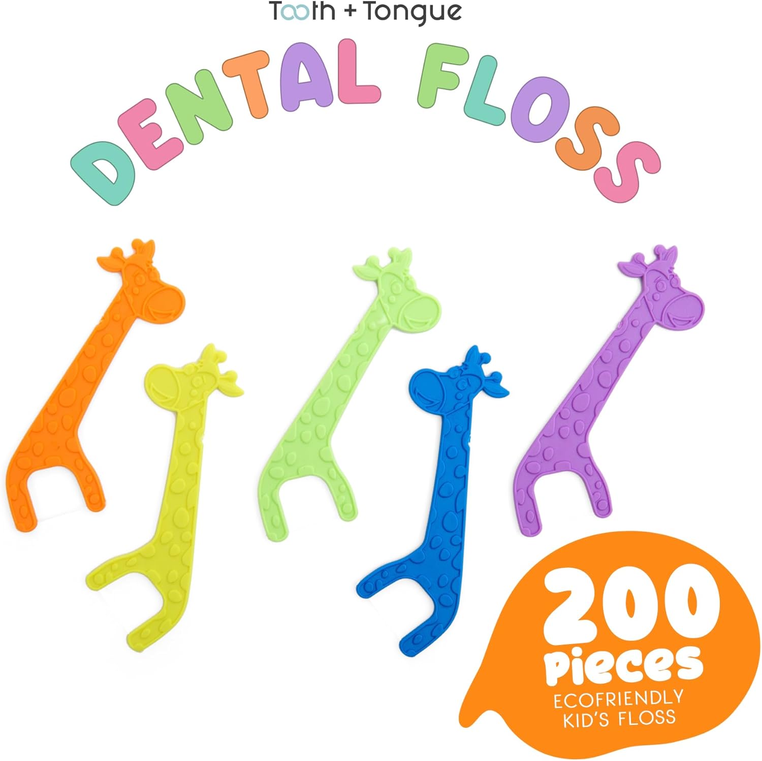 Hilo dental para niños, 200 púas de hilo dental para niños, con sabor a fresa, hilo dental para niños pequeños, previenen la caries dental, hilo