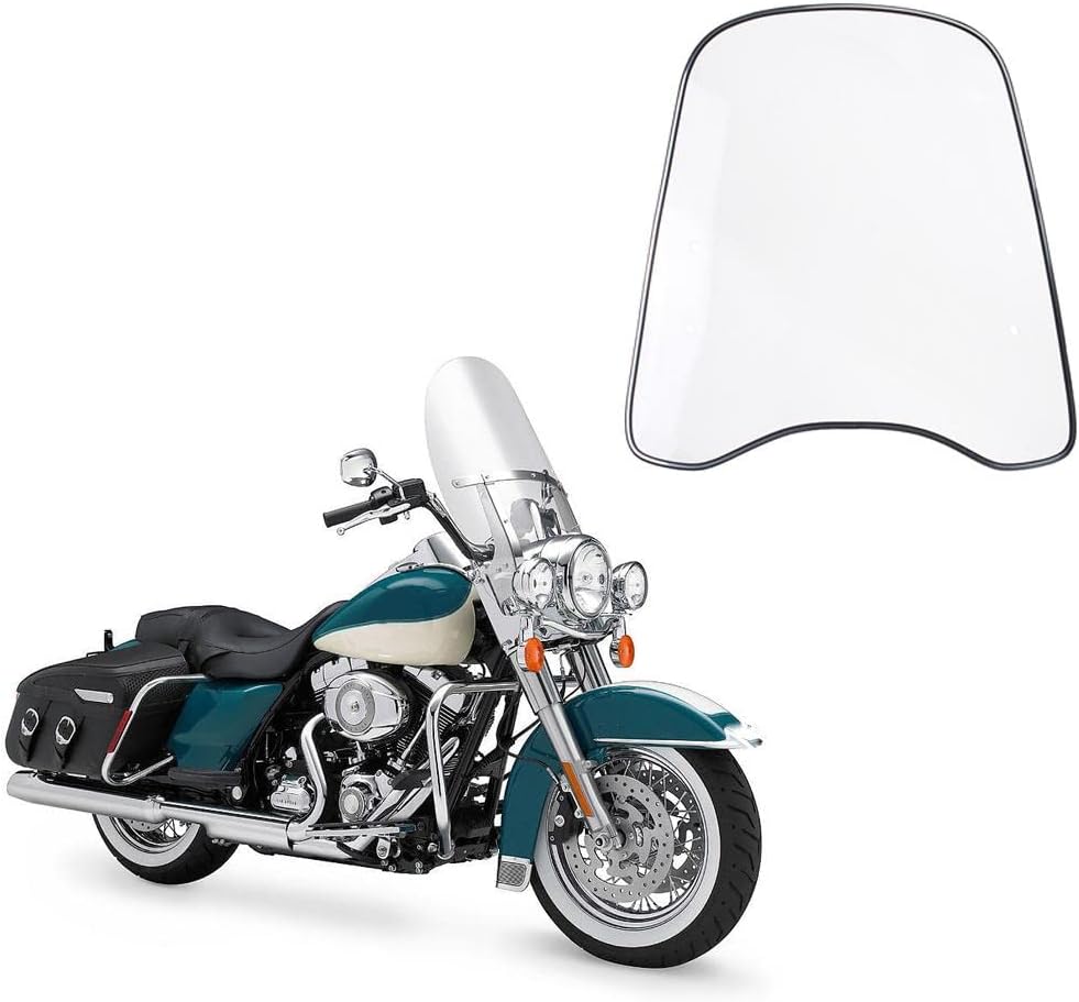 Shiwaki Deflector de viento claro del parabrisas para la motocicleta moto scooter