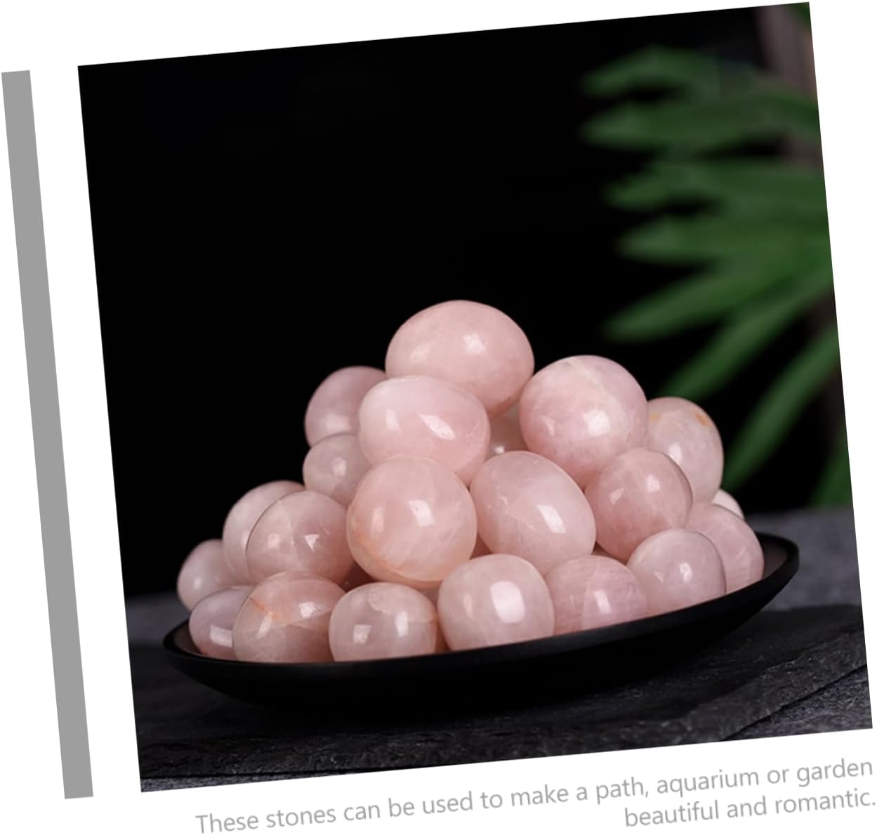 Healeved Decoración 1 Rocas de decoración reemplazables para acuario grava pulida accesorio delicado acuario grava piedra cristal áspero pequeño