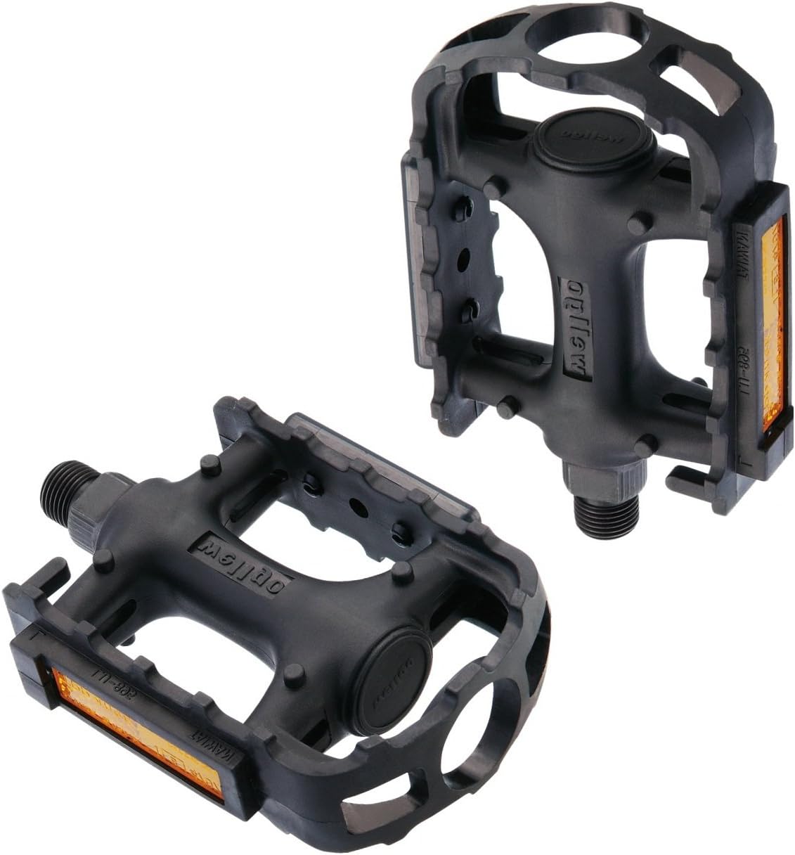 WELLGO LU-895 Resin Pedal, Black, 10.4 oz (298 g), MTBATBStreet Riding