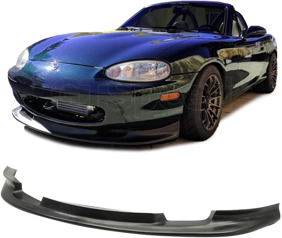 GT-Speed CompatibleRepuesto para parachoques delantero de poliuretano estilo GV, Mazda Miata NB1 1999-2000 solo (GV)