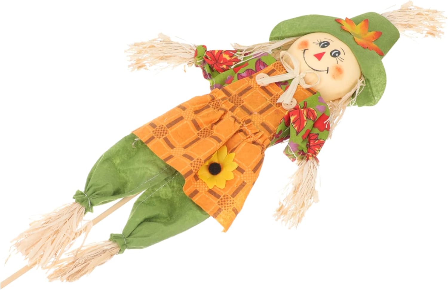 Yardenfun Figura de bruja de espantapájaros de Halloween, otoño, Acción de Gracias, otoño, decoración al aire libre, decoración de Halloween,