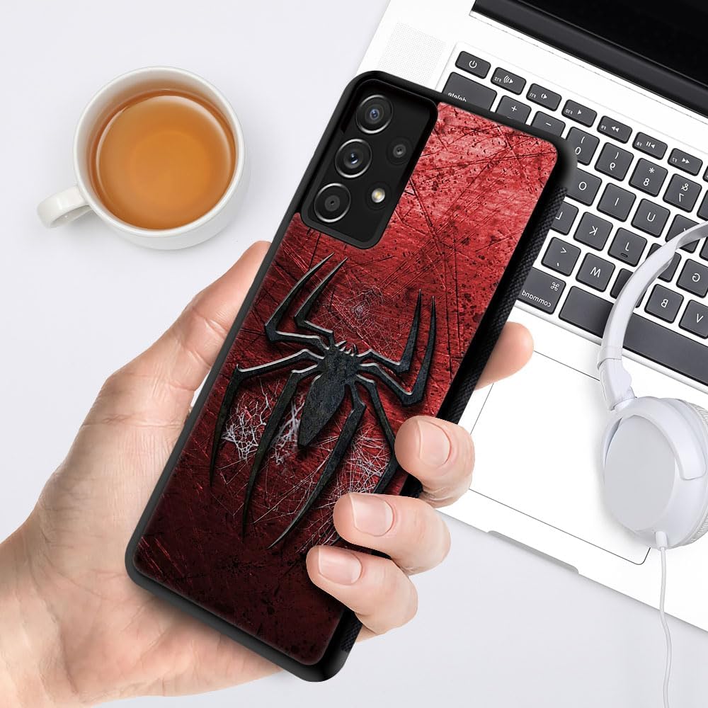 Funda compatible con Samsung Galaxy A32 4G, Hero Man 004 para hombre y mujer, para anticaídas y a prueba de golpes para niña y niño, funda de