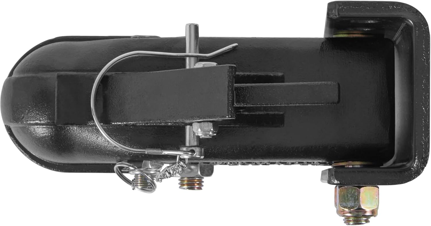 VEVOR Acoplador de remolque ajustable y kit de soporte de canal de 5 posiciones, bola de enganche de 2-516 pulgadas, capacidad de 15000 libras,
