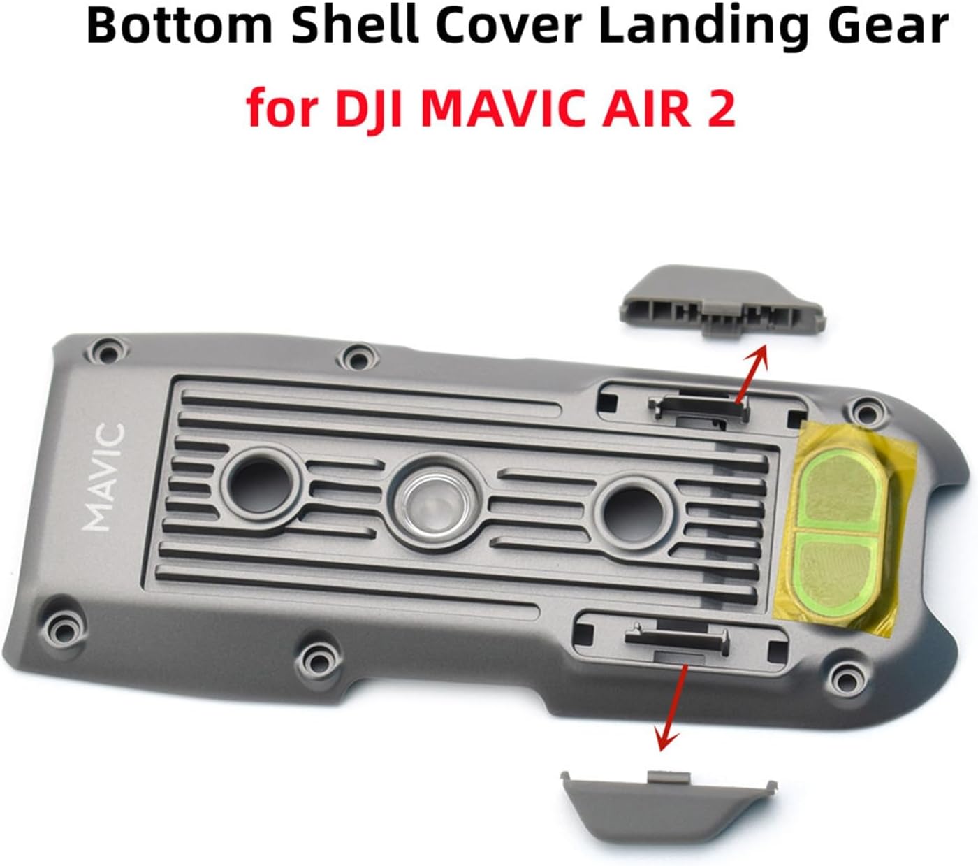 UpperMiddleBottom Shell Arm Shell & Cover Front LeftRight Stand Arm Landing Gear for D-JI Mavic Air 2 Repir Parts (Color  3 in 1)