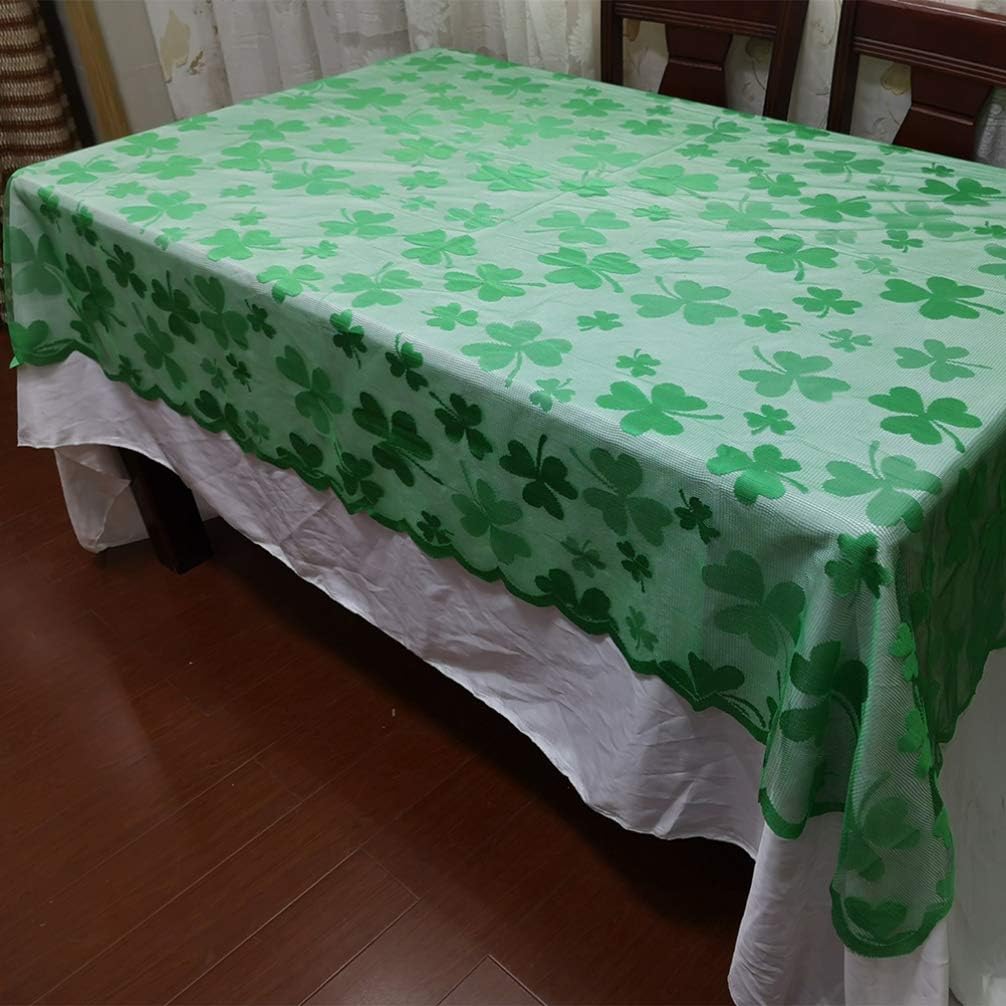 PRETYZOOM 1 mantel para decoración de fiesta, mantel del día de San Patricio, decoración de Halloween, decoración de mesa de comedor, fiesta, mantel
