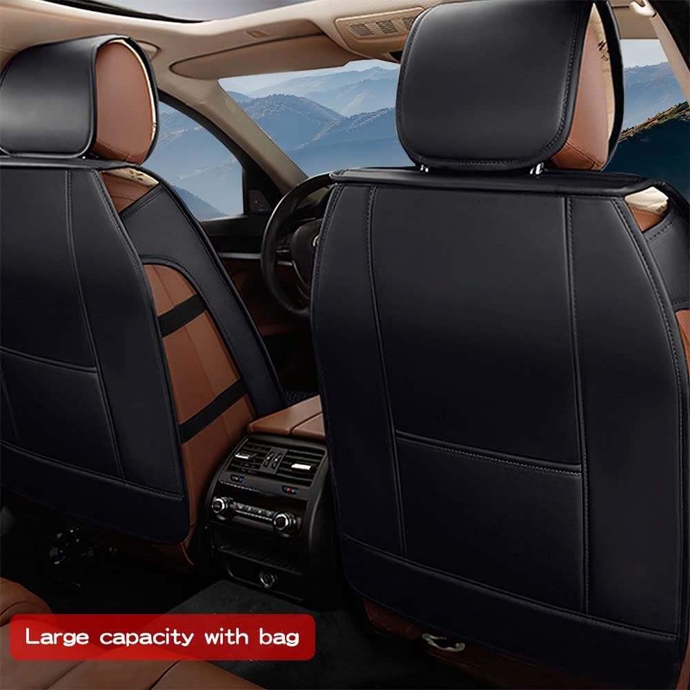 5 fundas de asiento de automóvil para Cadillac Escalade 2001-2025, cubierta interior delantera y trasera, protectores de asiento divididos