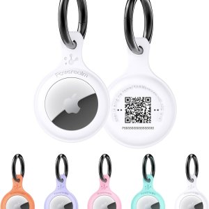 Soporte inteligente para AirTag para collar de perro con código QR, soporte AirTag para collar de gato, funda AirTag y etiqueta personalizada para Soporte inteligente para AirTag para collar de perro con código QR, soporte AirTag para collar de gato, funda AirTag y etiqueta personalizada para