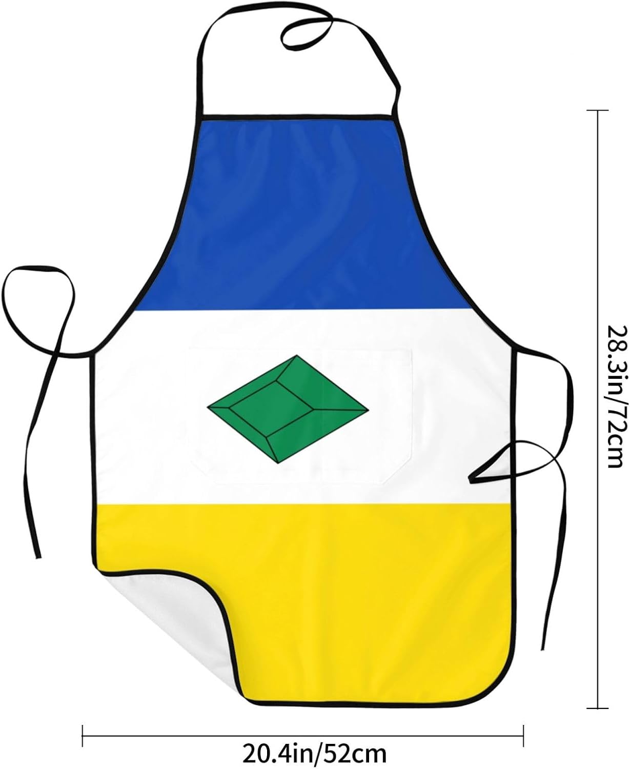 Flag of Muzo (Boyacá) Apron Waterproof With Pockets Bib Kitchen Cooking Aprons Chef Apron For Men Women