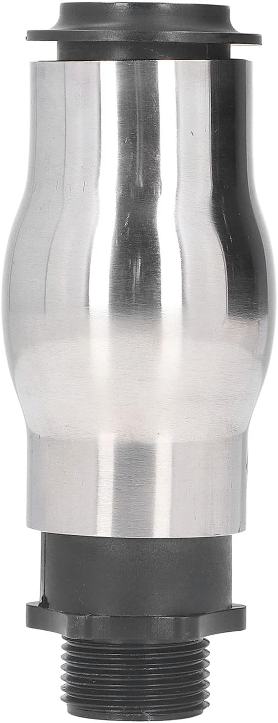AYNEFY Boquilla de fuente, boquilla de agua de acero inoxidable 304, rociador de estanque, boquilla de fuente de agua, rosca macho G1, boquilla de
