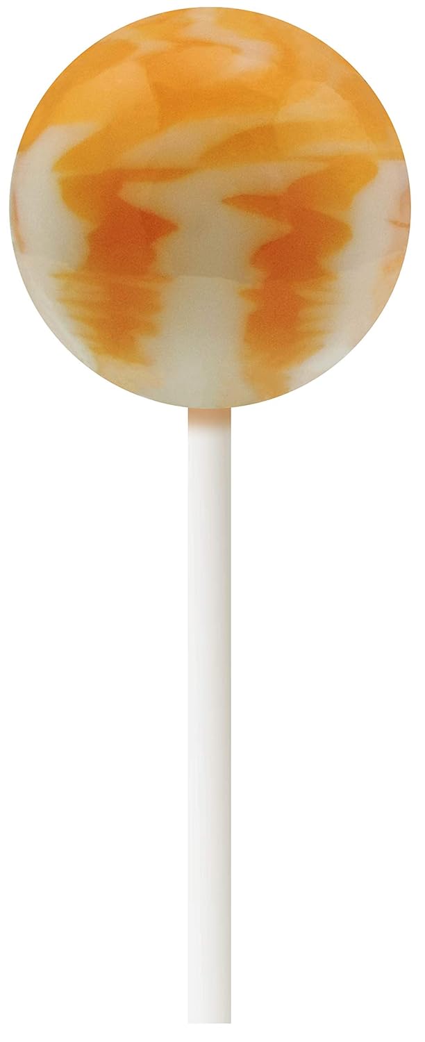 Bolsa de paletas de remolino de crema de crema de naranja de 10 quilates (crema anaranjada)