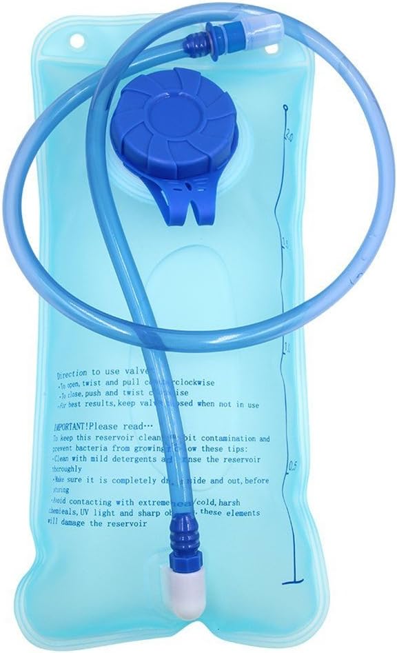 Mochila de agua con vejiga para andar en bicicleta Senderismo, escalar + 2L Bolsa de hidratación