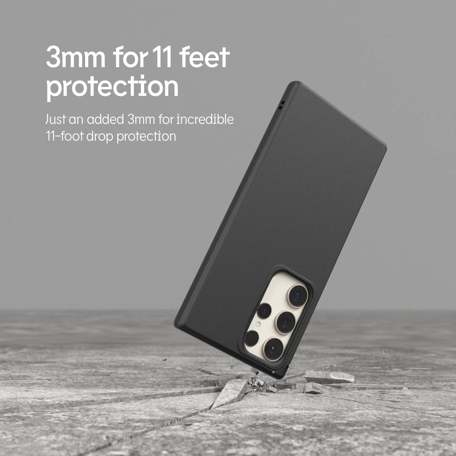 RhinoShield SolidSuit – Funda protectora de diseño delgado absorbente de golpes con acabado mate de alta calidad de protección contra caídas de 11