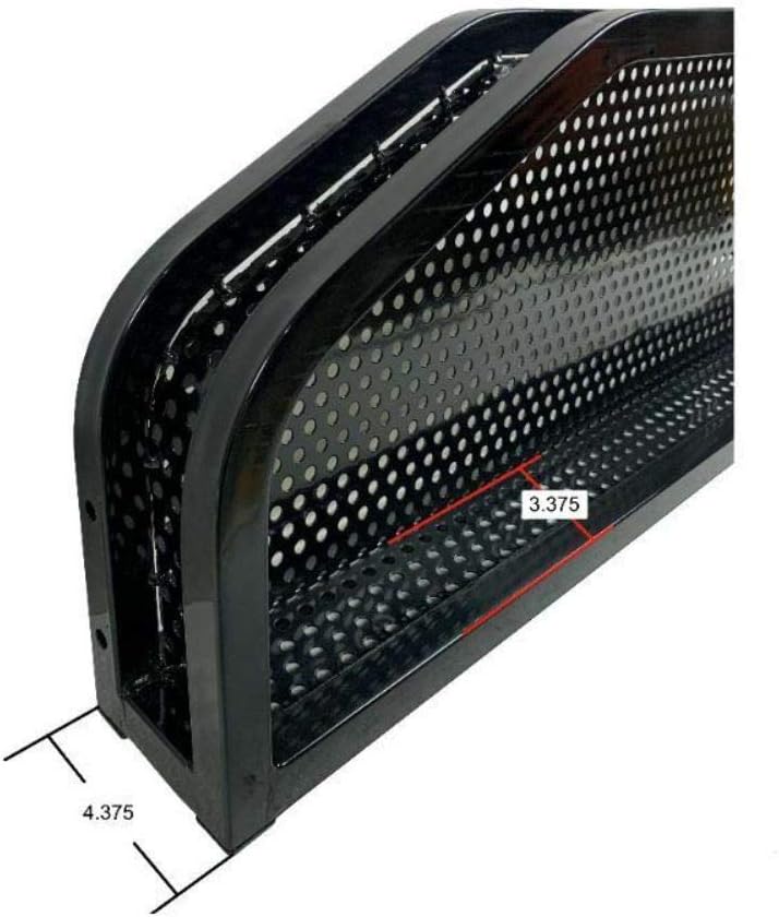 Huskey Parts Company Cesta delantera de arcillautilidadcarga compatible con EZGO TXTRXVClub CarYamaha carrito de golf con soportes