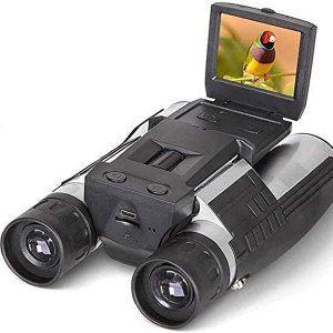 Telescopio de viaje portátil Cámara digital 1080P 2.0 “12X32 HD Binoculares negros telescopio plegable con cámara digital incorporada, nuevos Telescopio de viaje portátil Cámara digital 1080P 2.0 “12X32 HD Binoculares negros telescopio plegable con cámara digital incorporada, nuevos