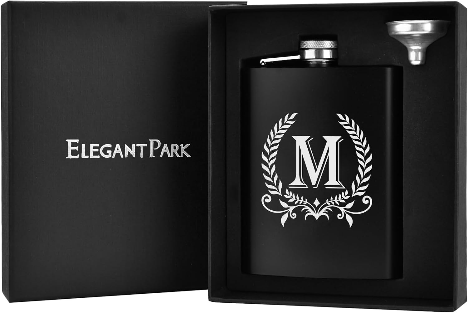 ELEGANTPARK Regalos personalizados para hombres, padrinos de boda, regalos iniciales con monograma para hermano, novio, boda, cumpleaños, Navidad,
