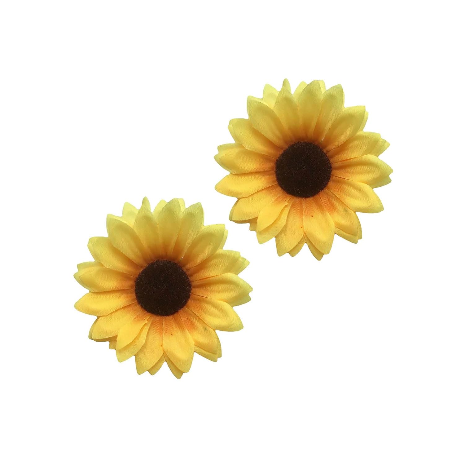 Pinzas para el pelo de girasol, pasadores de pelo de girasol, horquillas de girasol amarillo BBG55 (juego de 2 piezas-B)