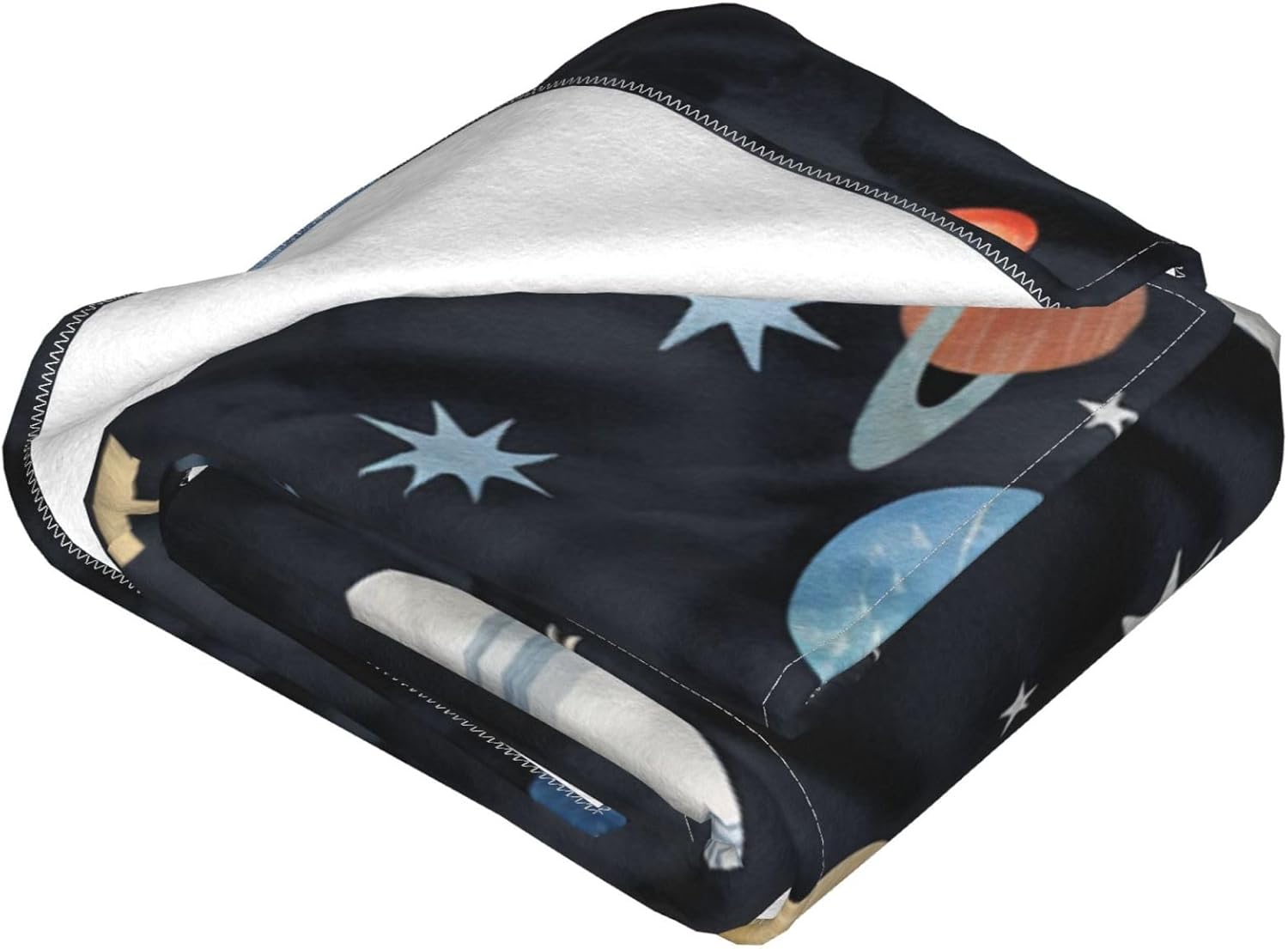 ADIKJXQH Manta espacial personalizada para niños, manta con nombre personalizada para niños y niñas, manta de astronauta personalizada, regalo para